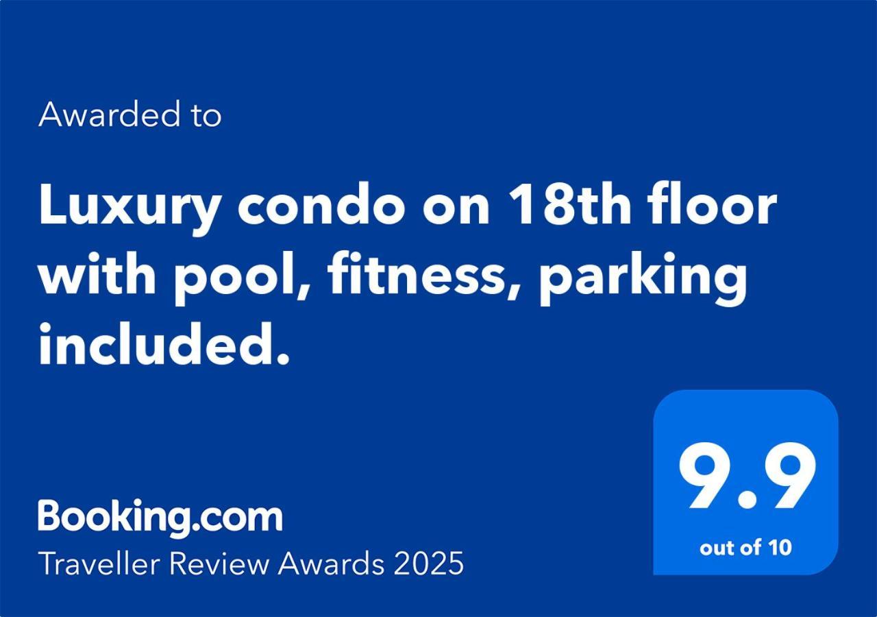 Luxury Condos On 18Th, 3Rd, 5Th Floor With Pool, Fitness, Parking Included Скопье Экстерьер фото